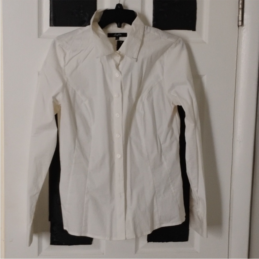 Elegant White Button Down Shirt for Women
